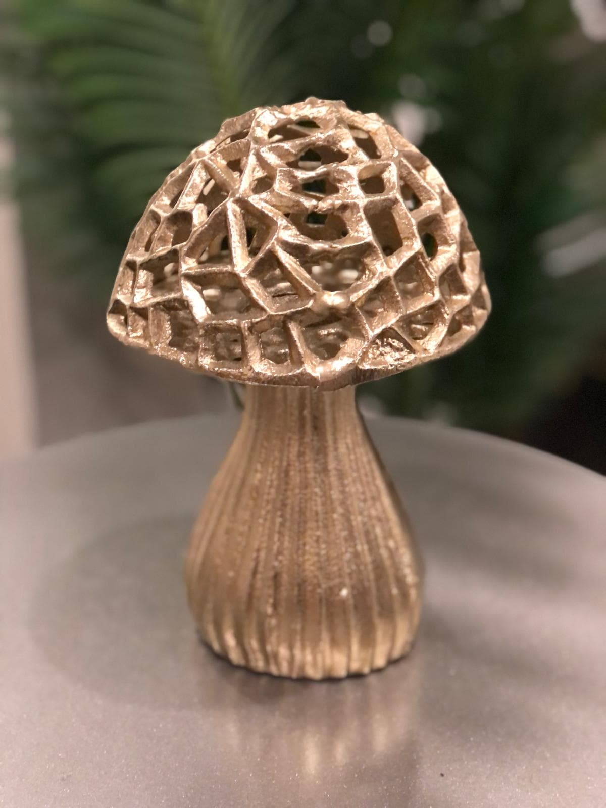Gold Mantar Dekor 15x15x22cm