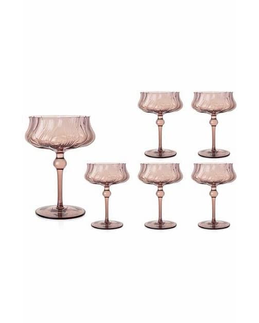 Scallop Rosse 6'lı Dondurma Bardağı 310ml